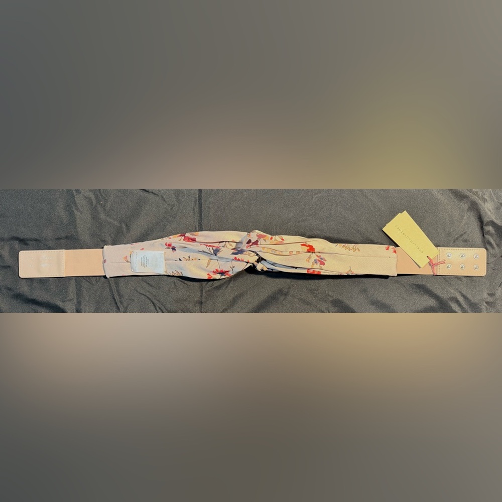 NWT - Stella McCartney fabric obi belt floral